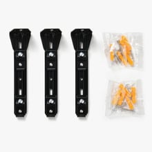 Orion S-Fold Curtain Double Brackets (Set of 3)